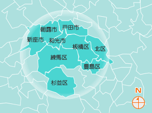 対応エリアマップ