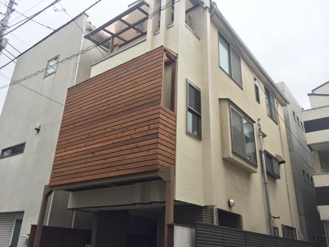 ウッドデッキの施工イメージ